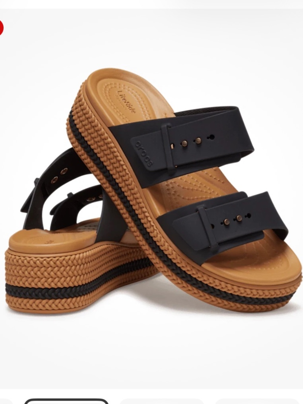 Crocs Brooklyn Platform Slide Sandals